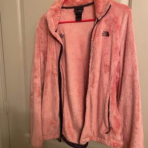 Osito pink north face jacket